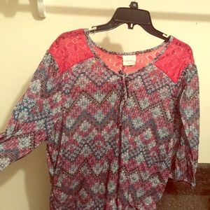 3/4 sleeve blouse